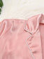 3 Pieces Satin V Neck Long Sleeve Pajama Set Simplicity Casual Sleepwear freeshipping - Femmineworld