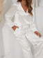 2 Pieces Satin Silk Luxurious Pajamas Sets freeshipping - Femmineworld