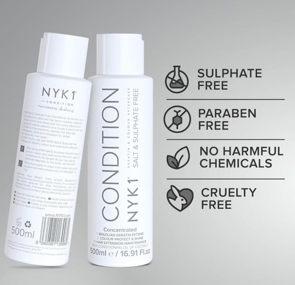 NYK1 SALT AND SULPHATE FREE CONDITIONER (500ml) - Image 3