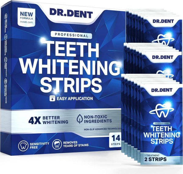 DRDENT Professional Teeth Whitening Strips 7 Treatments