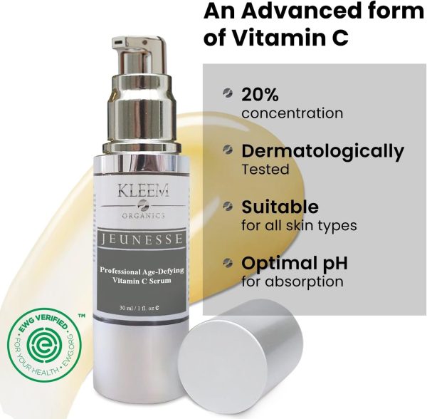 KLEEM ORGANICS Vitamin C Serum for Face 20% - Image 2