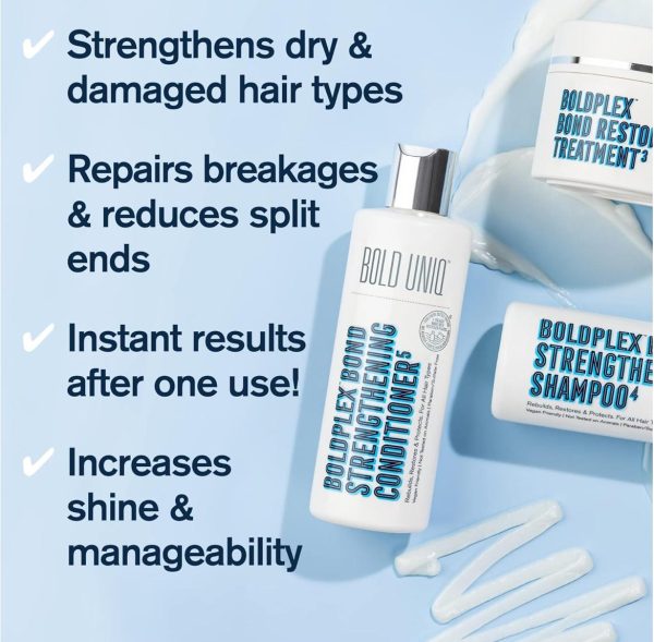 Boldplex 3, 4 & 5 Bond Restore Hair Treatment, Shampoo & Conditioner Trio Gift Set - Image 2