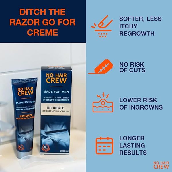 NO HAIR CREW Intimate Hair Removal Cream - Image 3
