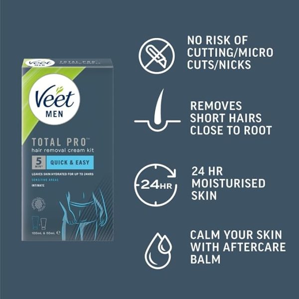 Veet Men's Intimate Hair Removal Kit - Image 2